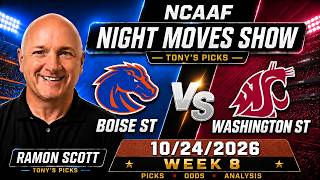Details Boise State vs Washington State College Football Week 8 Betting Odds, 10/24/26 | Night Moves Show Guide
