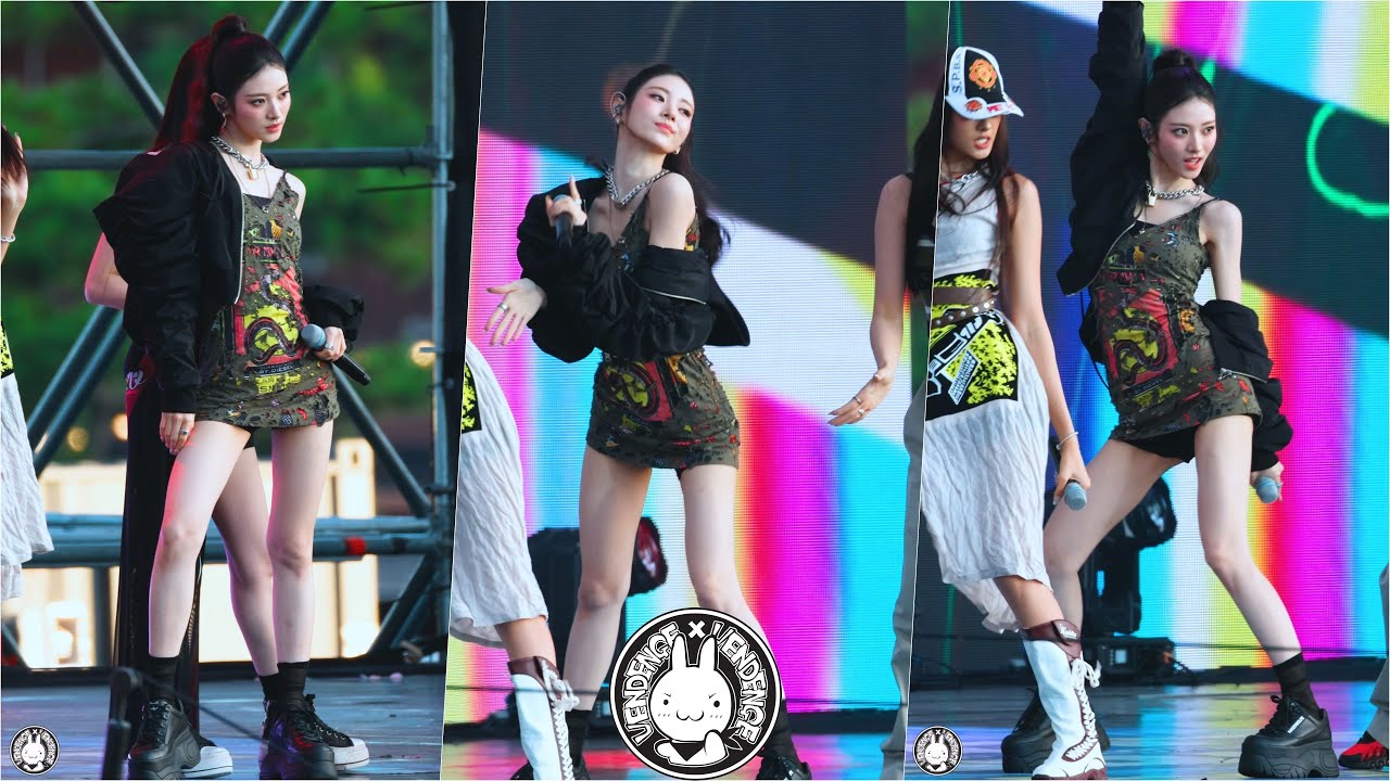 [4K] 250807 미야오 안나 직캠 'HANDS UP' MEOVV(Anna) Fancam @엠카운트다운 in 보령  By 벤뎅이