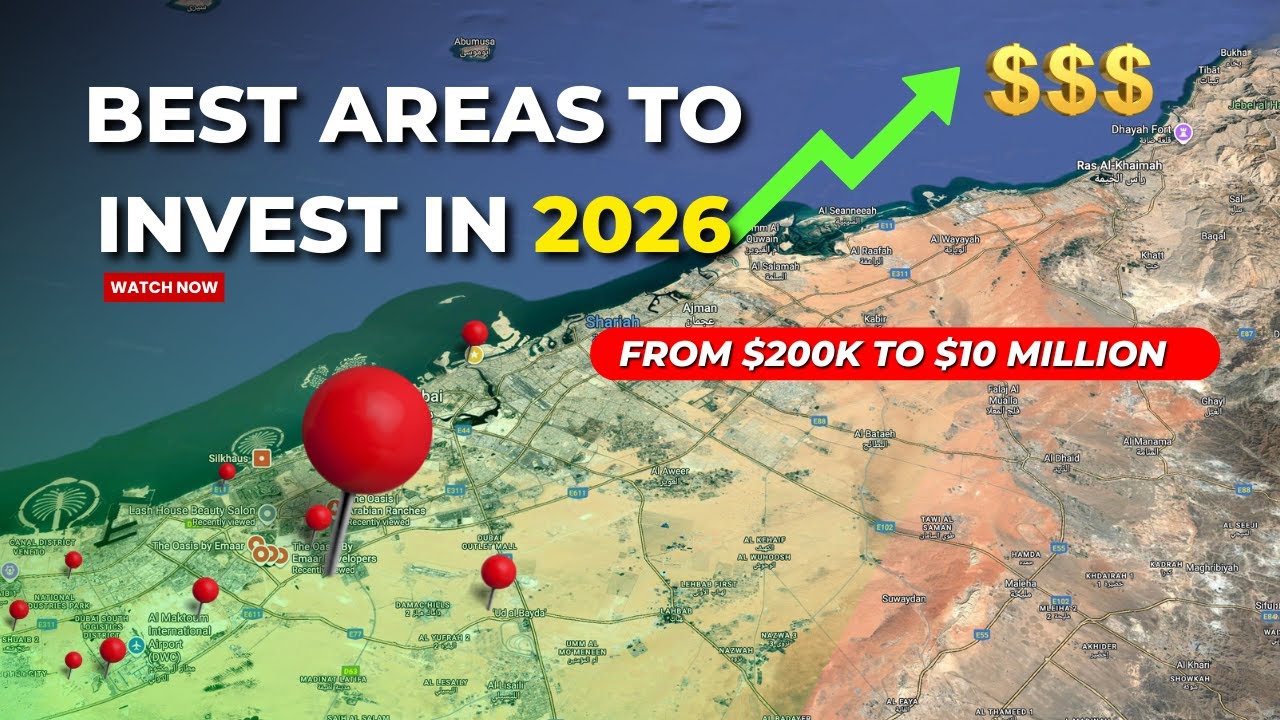Where to Invest in Dubai Real Estate in 2026 | A Clear Roadmap by Budget & Area