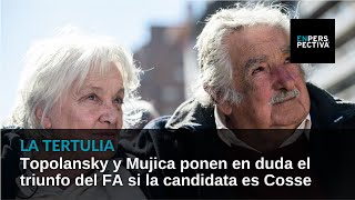 Topolansky y Mujica ponen en duda el triunfo del FA si la candidata es Cosse