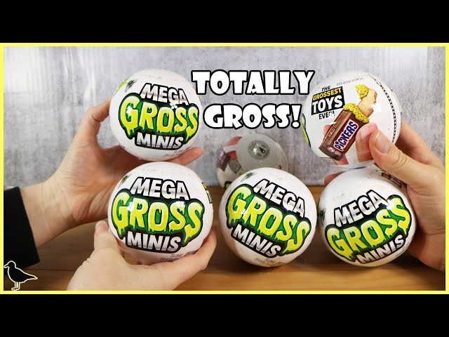 AD] ☣️Unboxing more Zuru Mega Gross Minis! 🤢These minis are