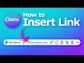 Canva how to insert link