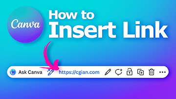 Canva how to insert link