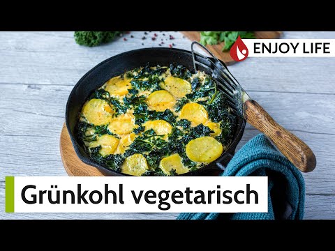 Grünkohl mit Mettwürstchen (Rezept) || Kale Stew with Mettwurst Sausages (Recipe) || [ENG SUBS]. 