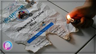 New Facebook Profile Screenshot Editing|PicsArt Tutorial|IBRAHIM OHID screenshot 3