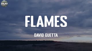 Flames - David Guetta / Lyric Video