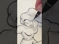 Inking Sue Richards “Invisible Woman” #fantasticfour #art #marvel