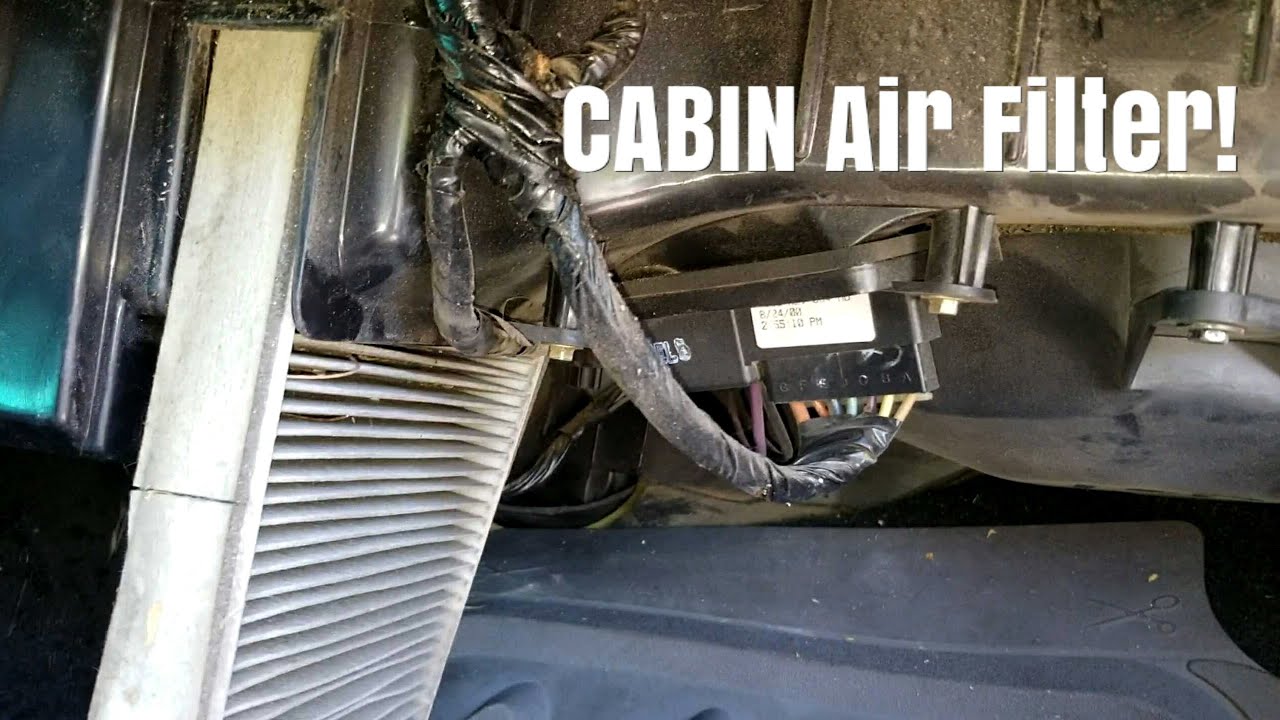 04 Silverado Cabin Air Filter Location - 2007 Tahoe Cabin Air Filter