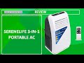 🔥 SereneLife 3-in-1 Portable AC Review | 8000 BTU Cooling, Dehumidifier & Fan for Home & Bedroom