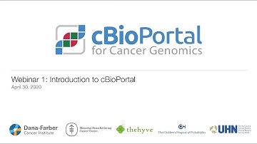 cBioPortal Webinar 1: Introduction