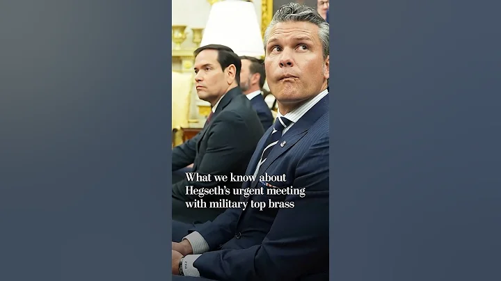 Hegseth's urgent meeting with military top brass