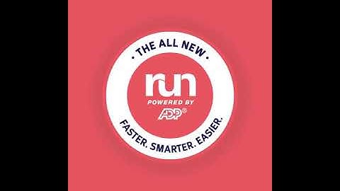The All New RUN Powered by ADP®
