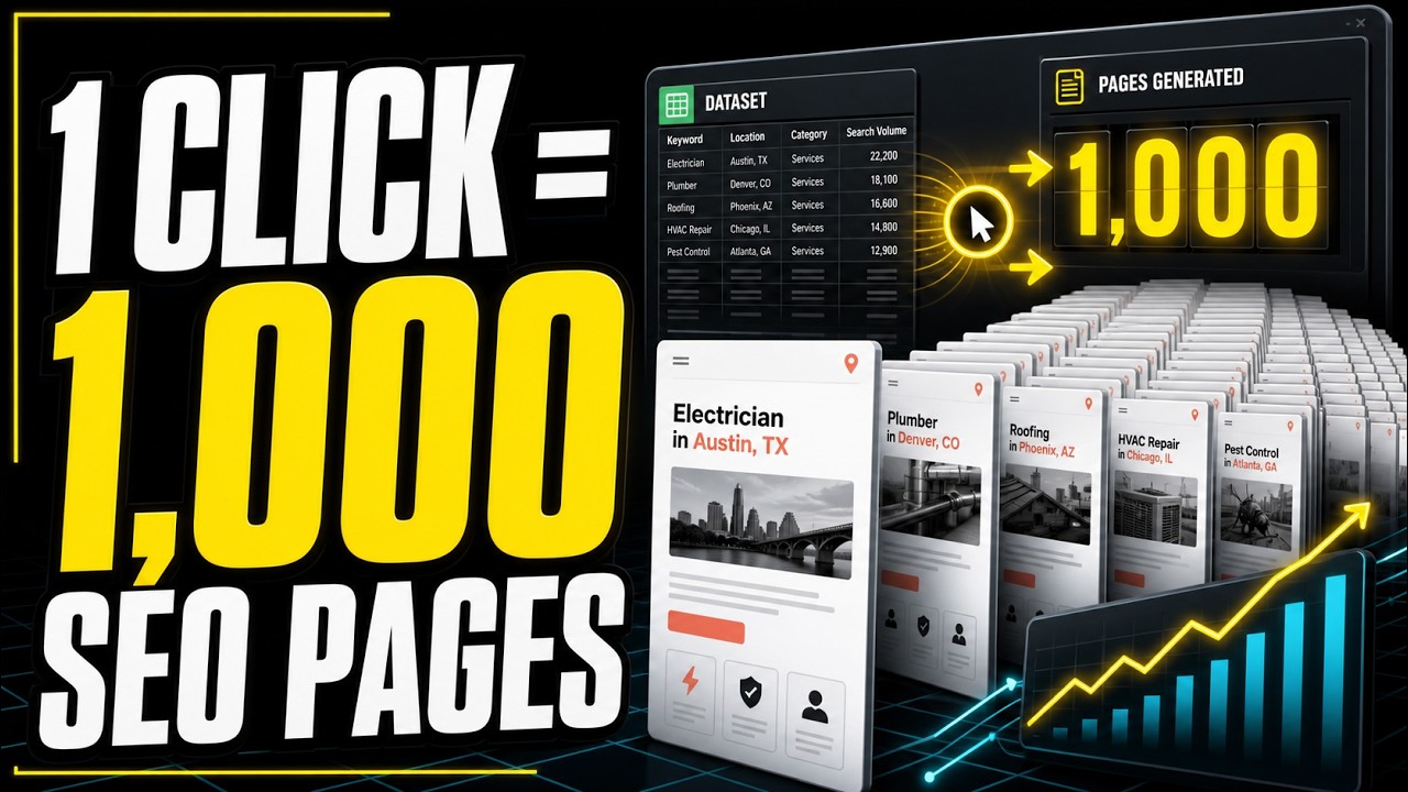 I Generated 1,000 SEO Pages in One Click Using AI | Codersarts Build