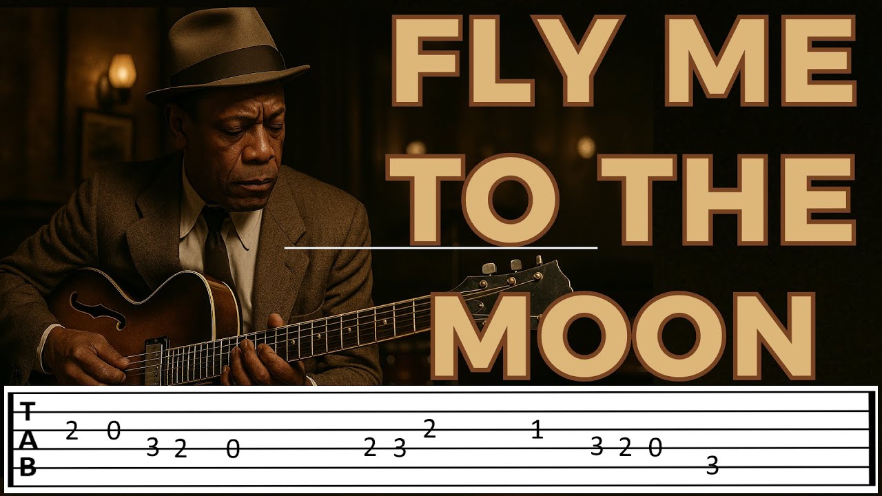 FLY ME TO THE MOON cover (Guitar Tab w/ Chords)