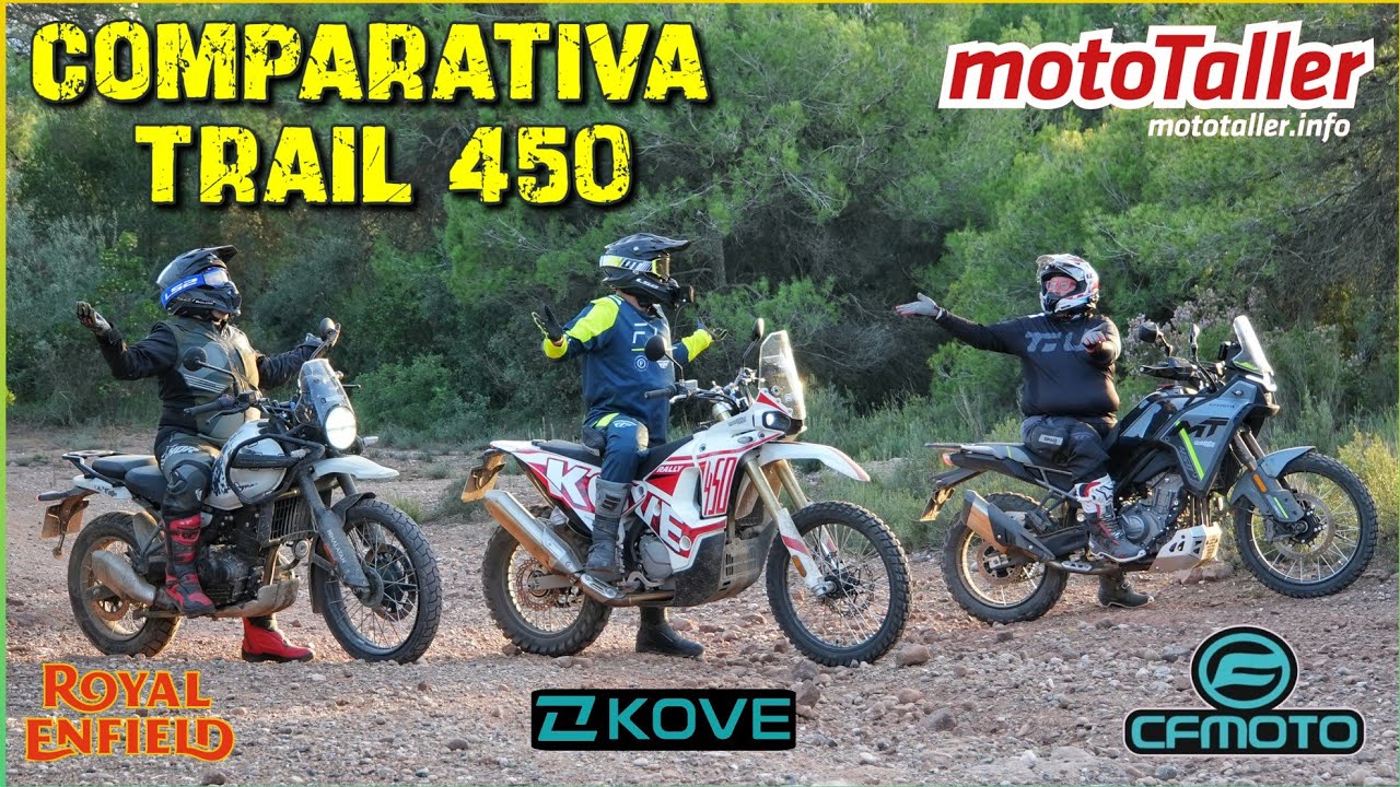 Ruta Comparativa Motos Trail 450 con 