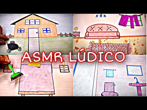 ASMR | NUNCA FOI TÃO RELAXANTE LIMPAR A CASA 🏠 (sussurros,sons de agua,espuma,motor)