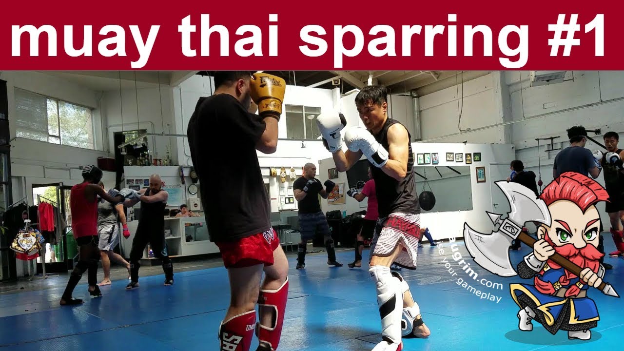 Muay Thai (Kickboxing) Light Sparring - YouTube