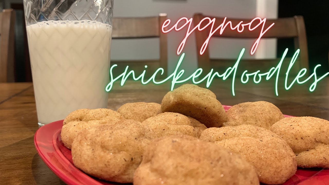Eggnog Snickerdoodles // Christmas Cookie Exchange Ideas! YouTube