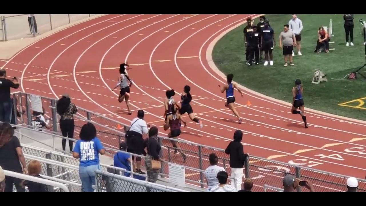 Christine Mallard Wins the 100 meters April 9th 2021