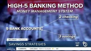 High 5 banking method helps families organize savings and avoid credit card debt