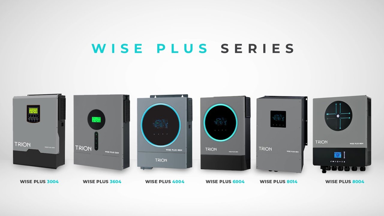 Wisesolar WISE PLUS 6004/8004: Advanced Hybrid Solar Inverters - YouTube