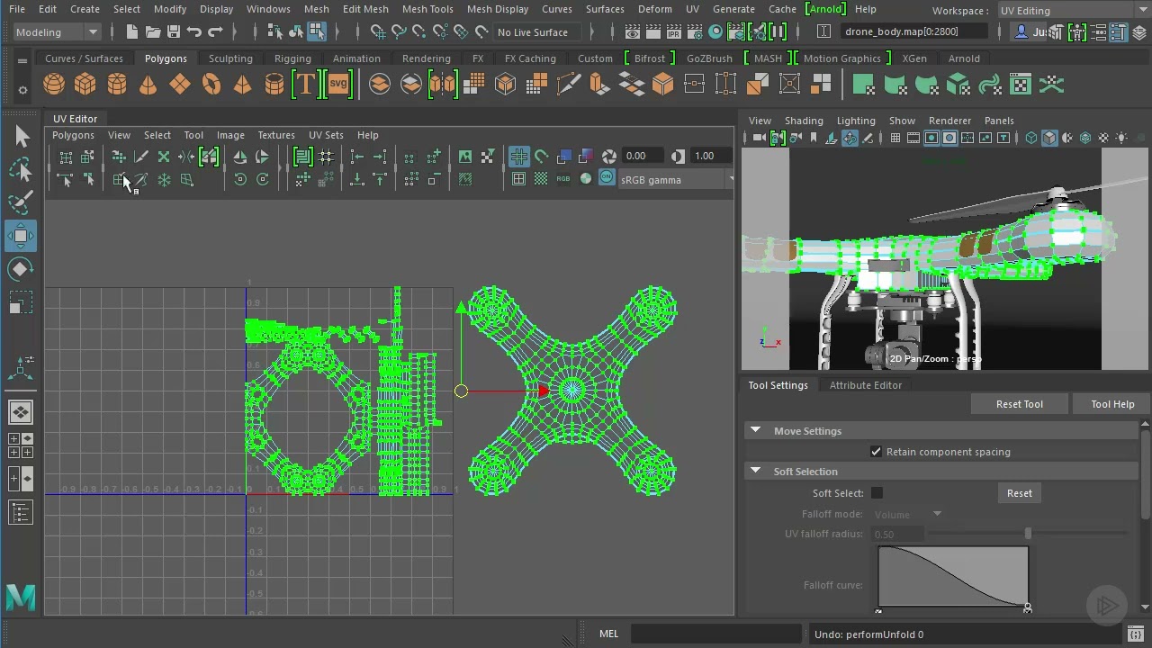MAYA Modeling Materials, Textures, and Rendering   Creating a Basic UV Layout