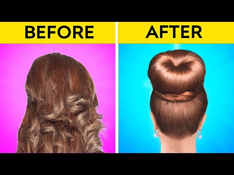 SMART HAIR HACKS || Cool Beauty Tips and Tricks! Makeup Tutorials | School Ideas & Crafts by 123 GO!