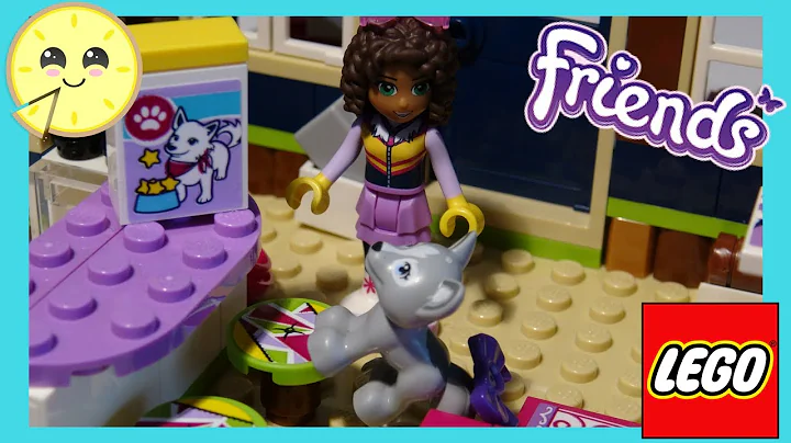 NEW LEGO Friends Snow Resort Chalet Build Play Review- Part 2