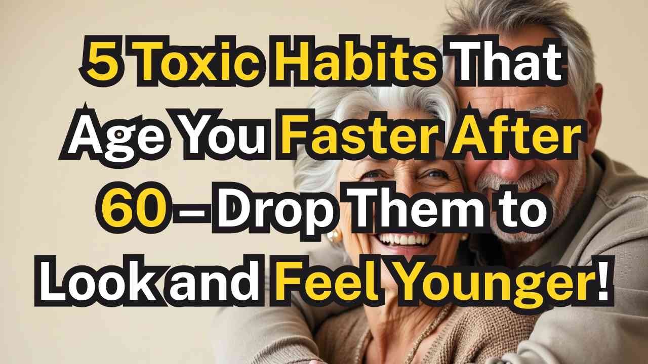 5 Toxic Habits That Age You Faster After 60 – Drop Them to Look and Feel Younger!