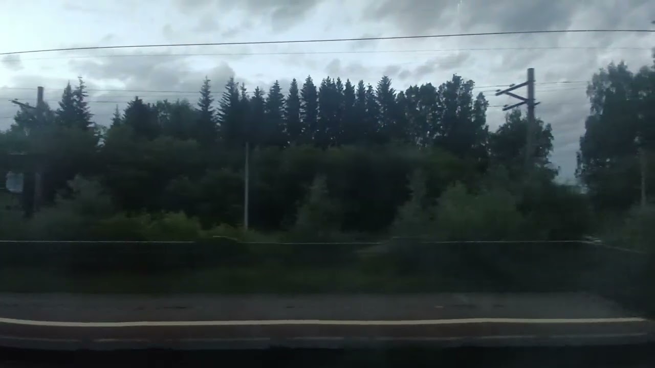 Поезд №001, участок Кукуштан - Кунгур