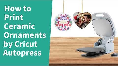 How to custom christmas ornament sublimation ceramic ornaments by Cricut Auto Press
