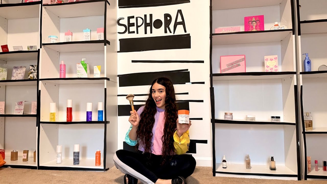 HICE UN SEPHORA EN MI CASA CON PRODUCTOS DE CARTÓN / LLEGO A COMPRAR UN SEPHORA KID !