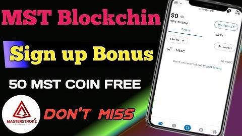 MST Blockchain Sign up Bonus 50 Coin || MST Blockchain Full Plan | Register & KYC Process Don