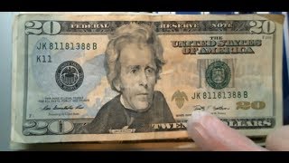 twenty dollar bill serial number lookup ab 30125941d