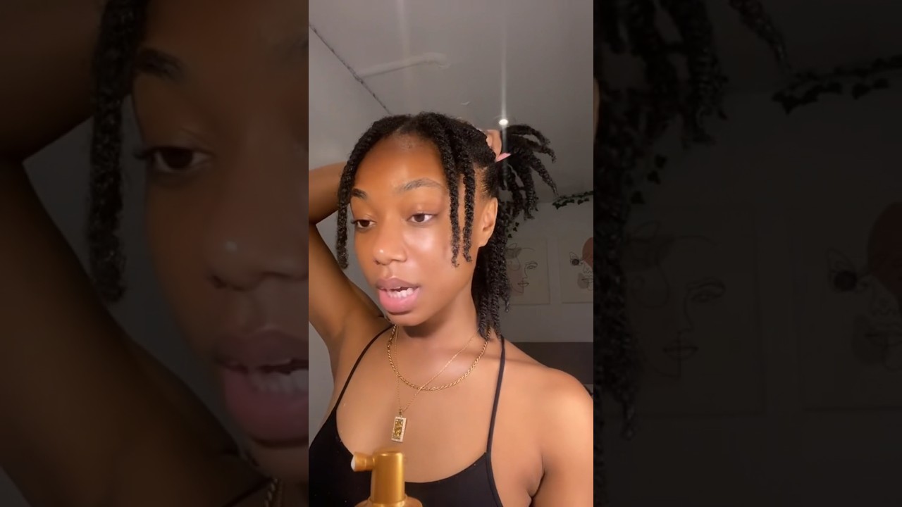 I cut my actual hair 😭 Take my faux locs out with me