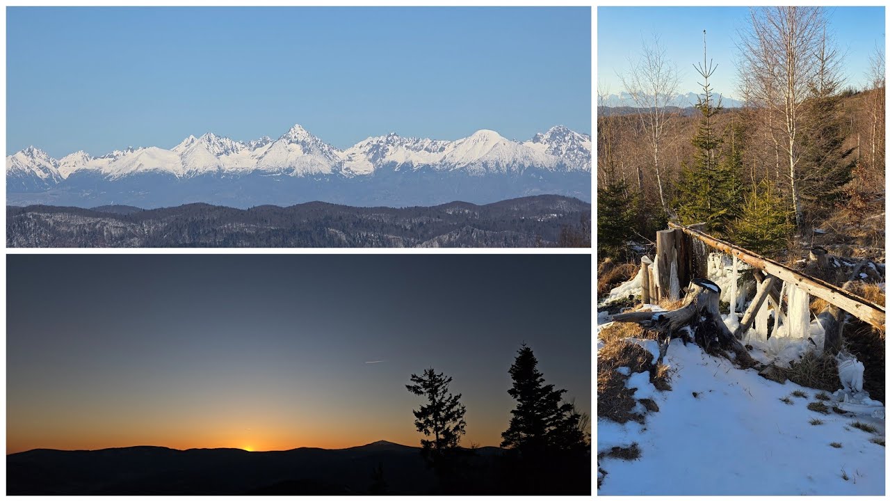Volovské vrchy, časť 1 - začiatok výletu, nádherný výhľad na Tatry, ráno divné zvuky (18-21.03.2025)