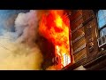 FDNY BOX 1371 - FDNY BATTLING FAST MOVING 4TH ALARM FIRE IN MULTIPLE DWELLING ON WEST 115TH STREET.