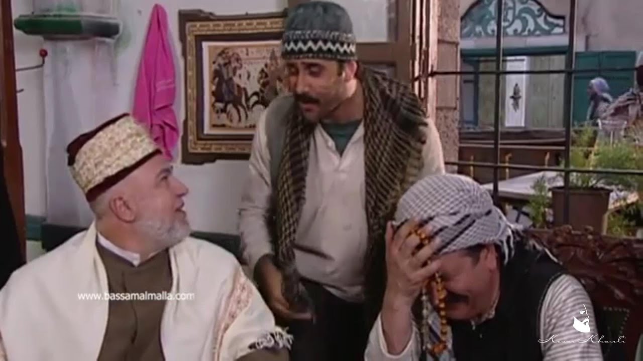 قصي خولى | ابو قاعود يقابل زعيم حارة الضبع - مسلسل باب الحارة | Kosai Khauli