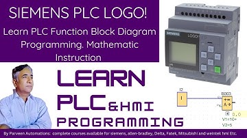 how can use mathematic instruction in siemens plc logo!
