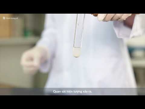 Nước tác dụng với vôi sống - youtube