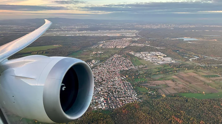 Lufthansa Boeing 787-9 Take-Off at Frankfurt Airport