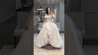 Would You Wear A Modern or Traditional Nicole + Felicia Wedding Dress?