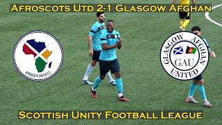 HIGHLIGHTS: Afroscots United 2-1 Glasgow Afghan - Scottish Unity Football League - 12/05/24