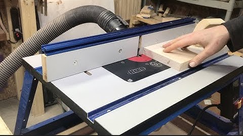 Jointing on Kreg Router Table - Tutorial