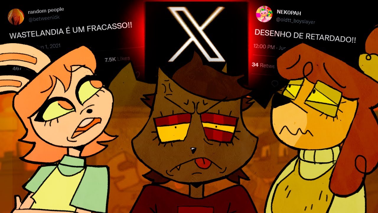 a NOVA ANIMAÇÃO ADULTA PERSEGUIDA pelo TWITTER - Wastelandia