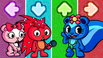 FNF Character Test | Gameplay VS Playground: Falling Flakes | VS Flaky Remake: Flaky/Petunia/Giggles