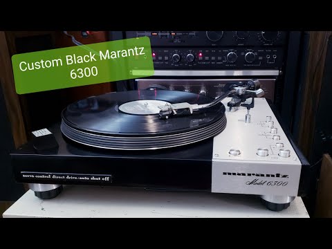 Marantz 6300 Custom Black Edition - 'Sneak Peak' First Run After Reassembly - BIGAZSPEAKERS.COM
