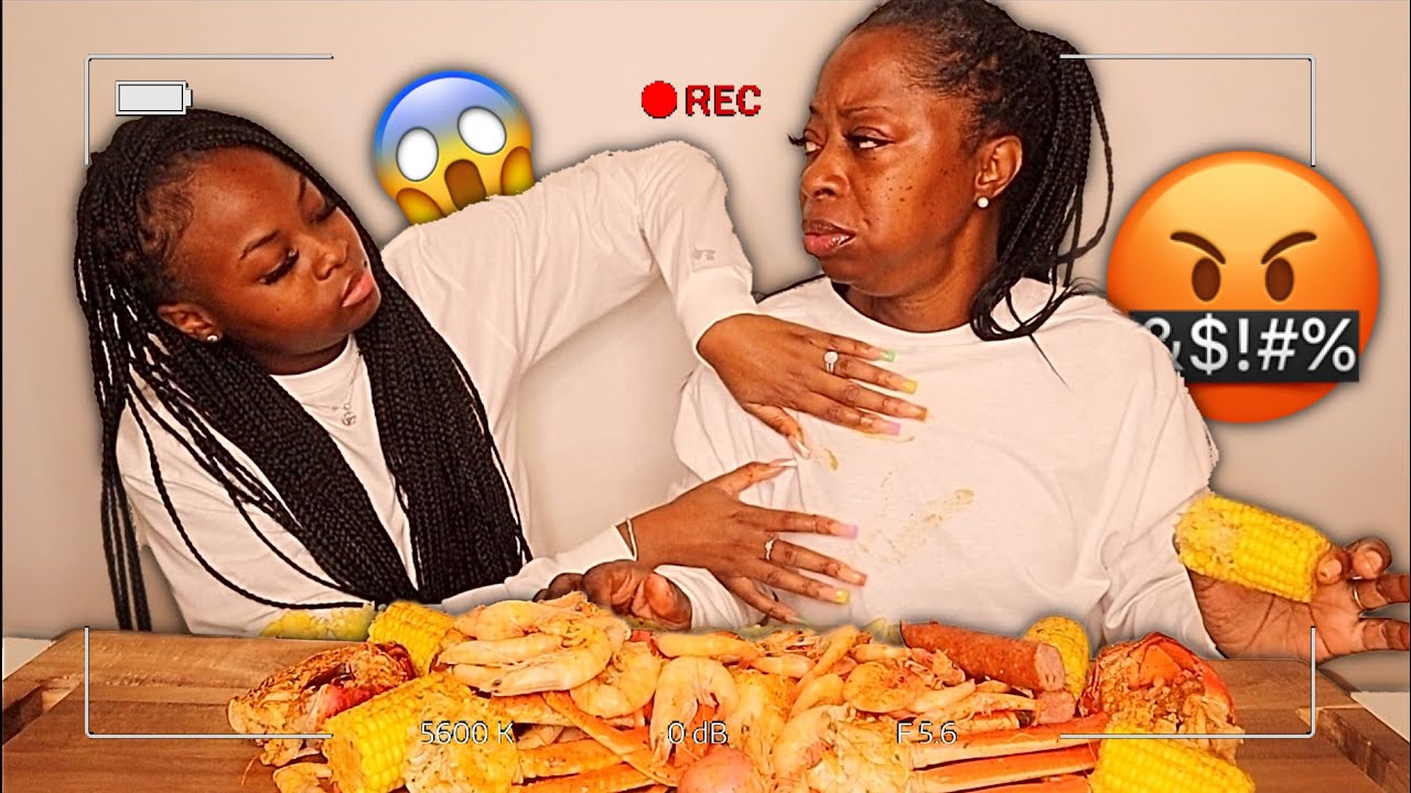 TRY NOT TO GET A STAIN SEAFOOD BOIL YouTube try-not-to-get-a-stain-seafood-boil-youtube