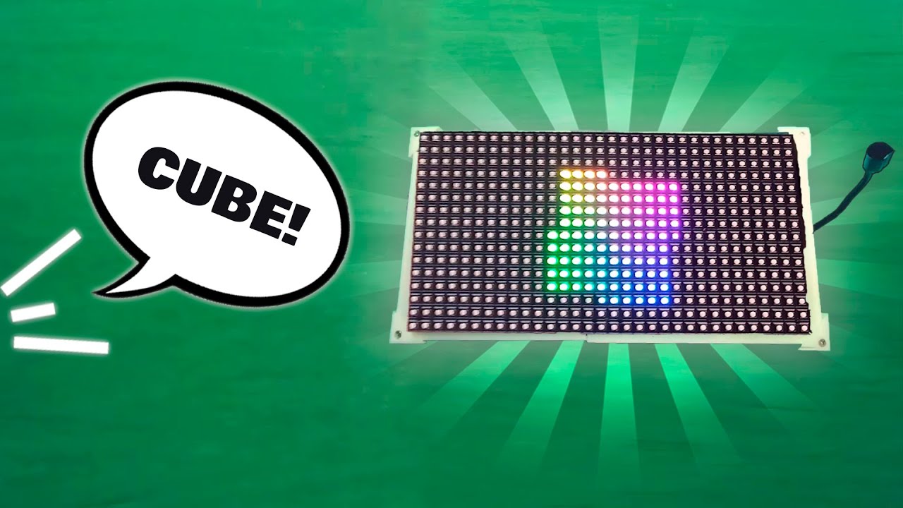 I Made a Voice Controlled Raspberry Pi LED Matrix (Python) - YouTube