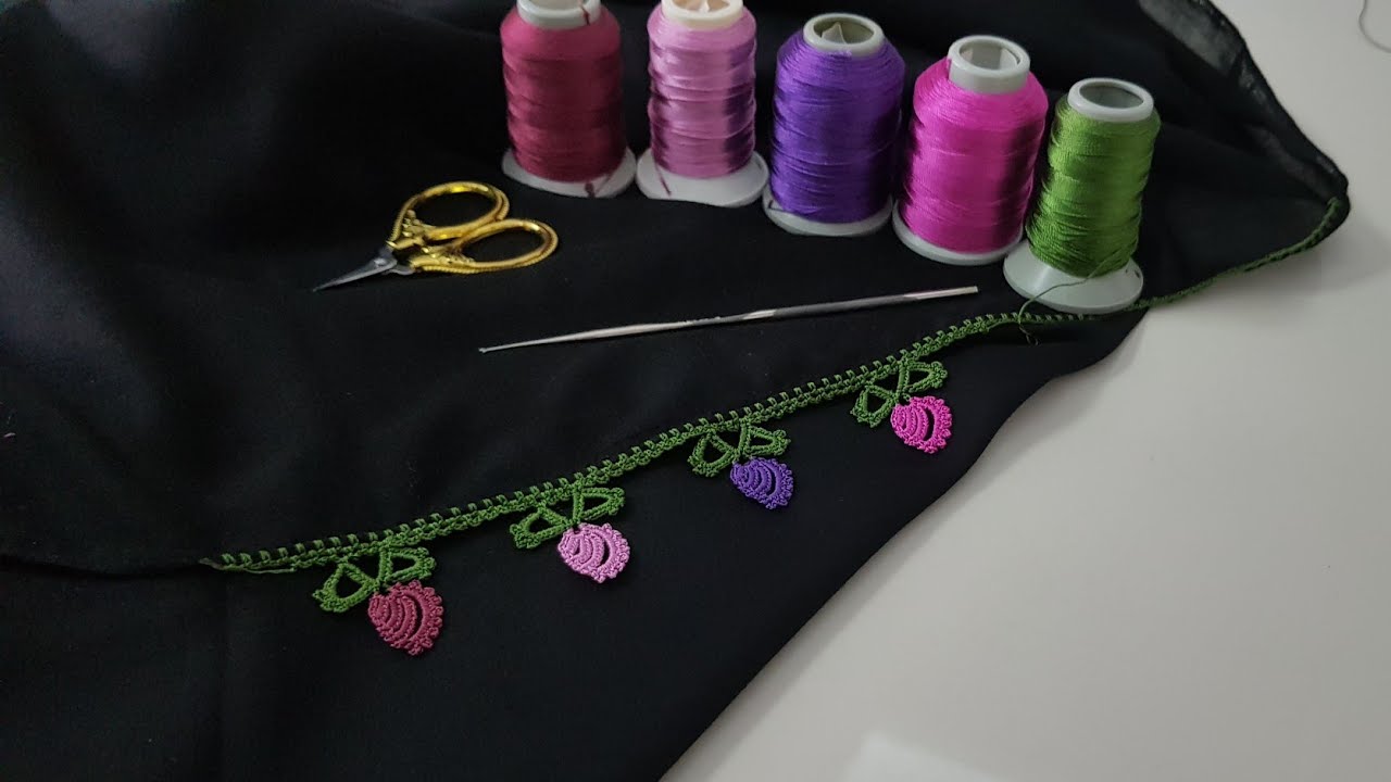 461 - Göz Dolduran Çeyizlik Tığ Oyası Yapımı